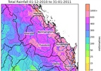 December-January Rainfall - 2011 Warwick